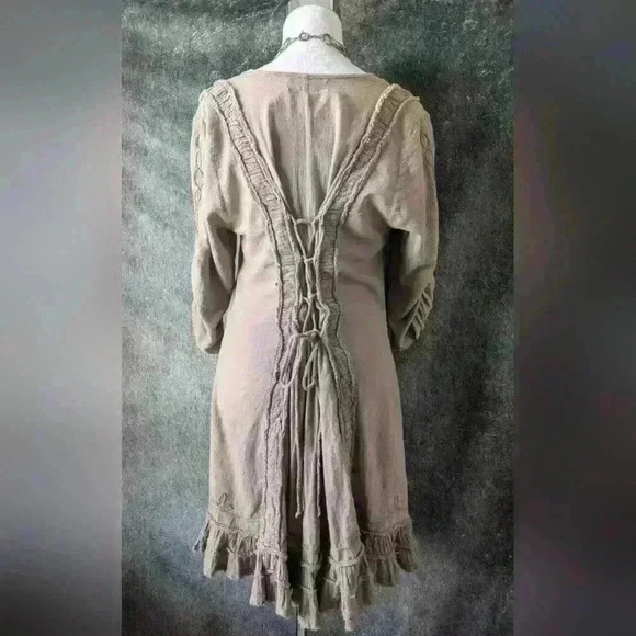 Gretty Zueger Boho Ruffled Corset Dress - Picture 4 of 5